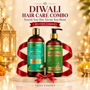 Sarv Shrestha Hair Oil 300ml and Hair Cleanser Shampoo300ml Combo – Tress Essence
