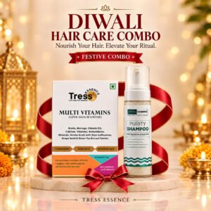 Tress Essence Multi Vitamins Super Hair Boosters and Purity Post Surgical Scalp Care Shampoo Combo